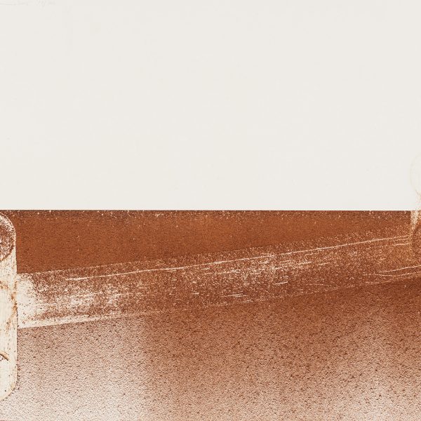 Micha Ullmann, "Gläser", Siebdruck / Sand, 2005