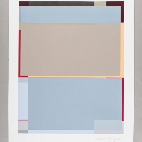 Andreas Opiolka, Santiego-SD2, farbiger Siebdruck, 2004