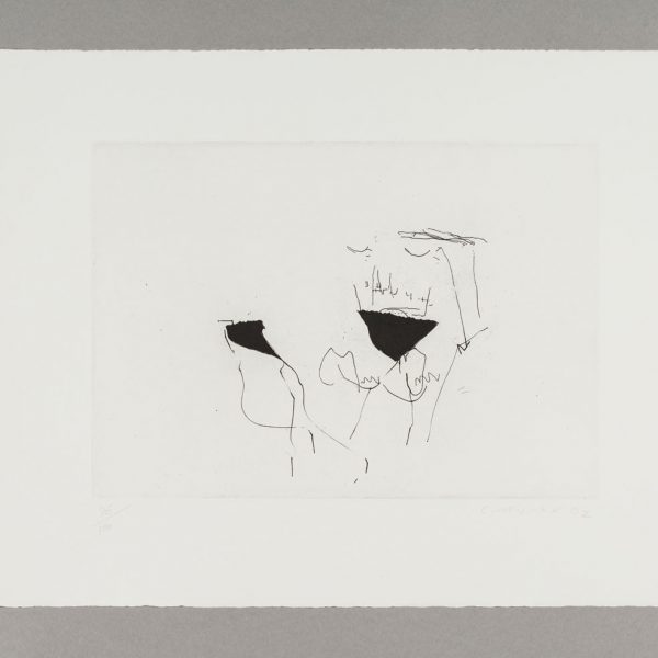 Chris Newman, o.T., Radierung, 2002